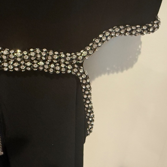 Marciano - black mini dress with crystal and side cutout - Picture 4 of 4